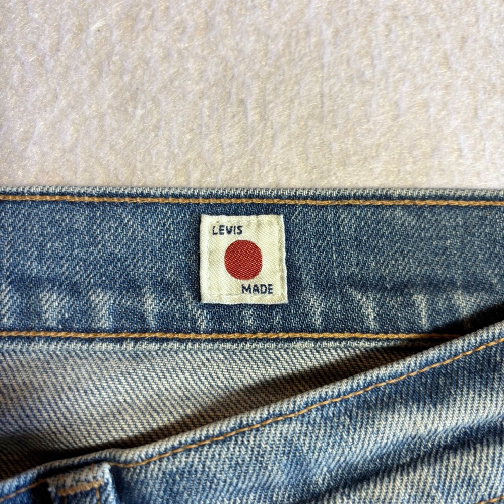 Levi's‎ 512 Slim Taper Jeans Men's Light Wash Selvedge Denim 33x28 Made in Japan - Picture 4 of 15